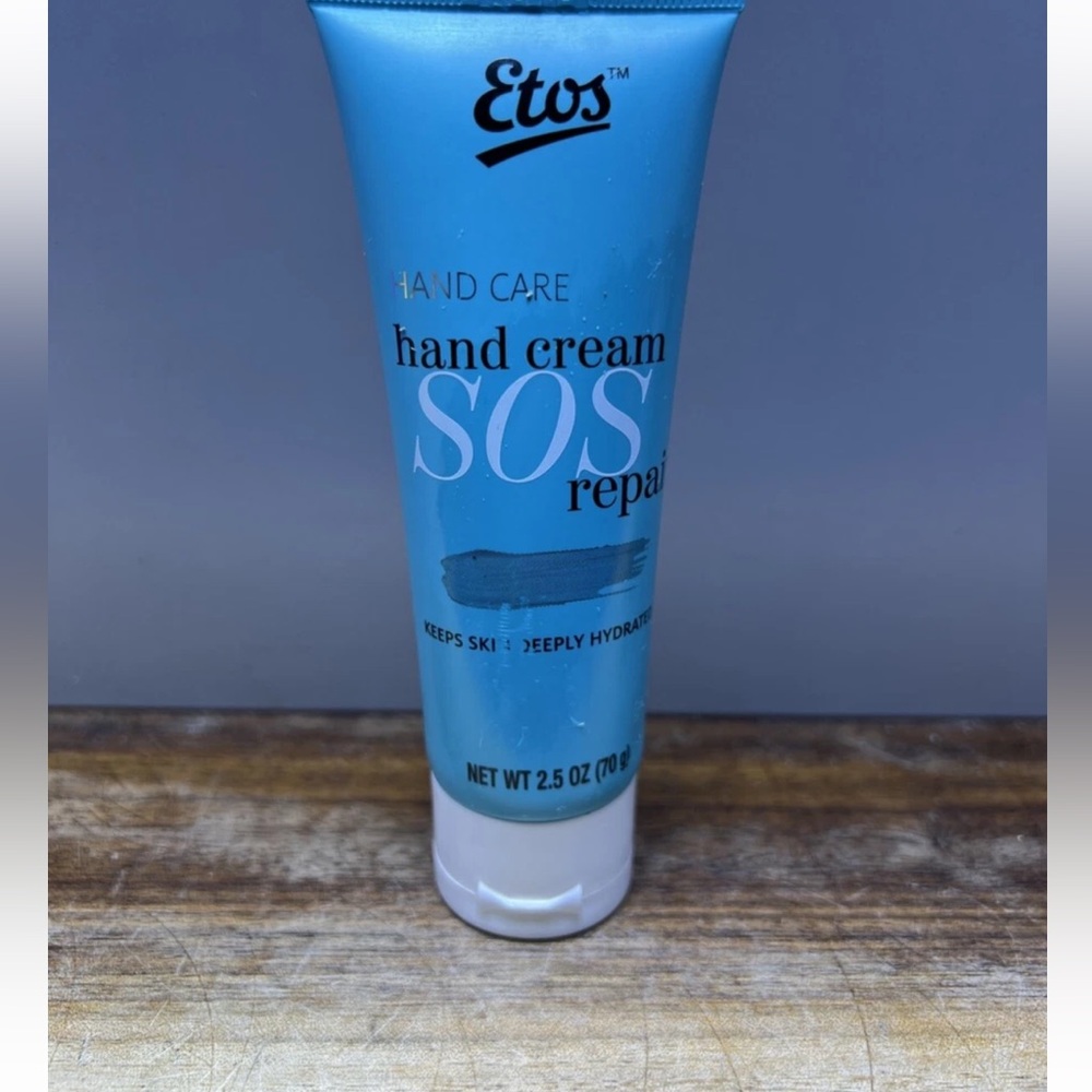 (1) Etos Hand Care Hand Cream SOS Repair Keeps Skin Deep Hydrated 2.5 oz RARE